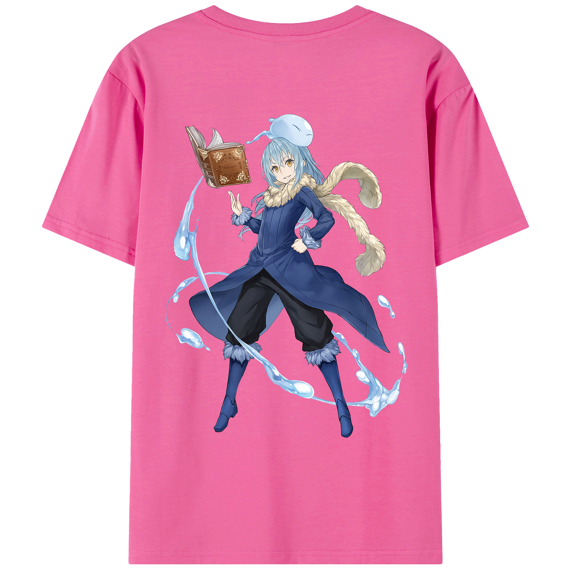 （画像用） 転スラ Regarding Reincarnated to Slime レディース半袖Tシャツ(バックプリント)